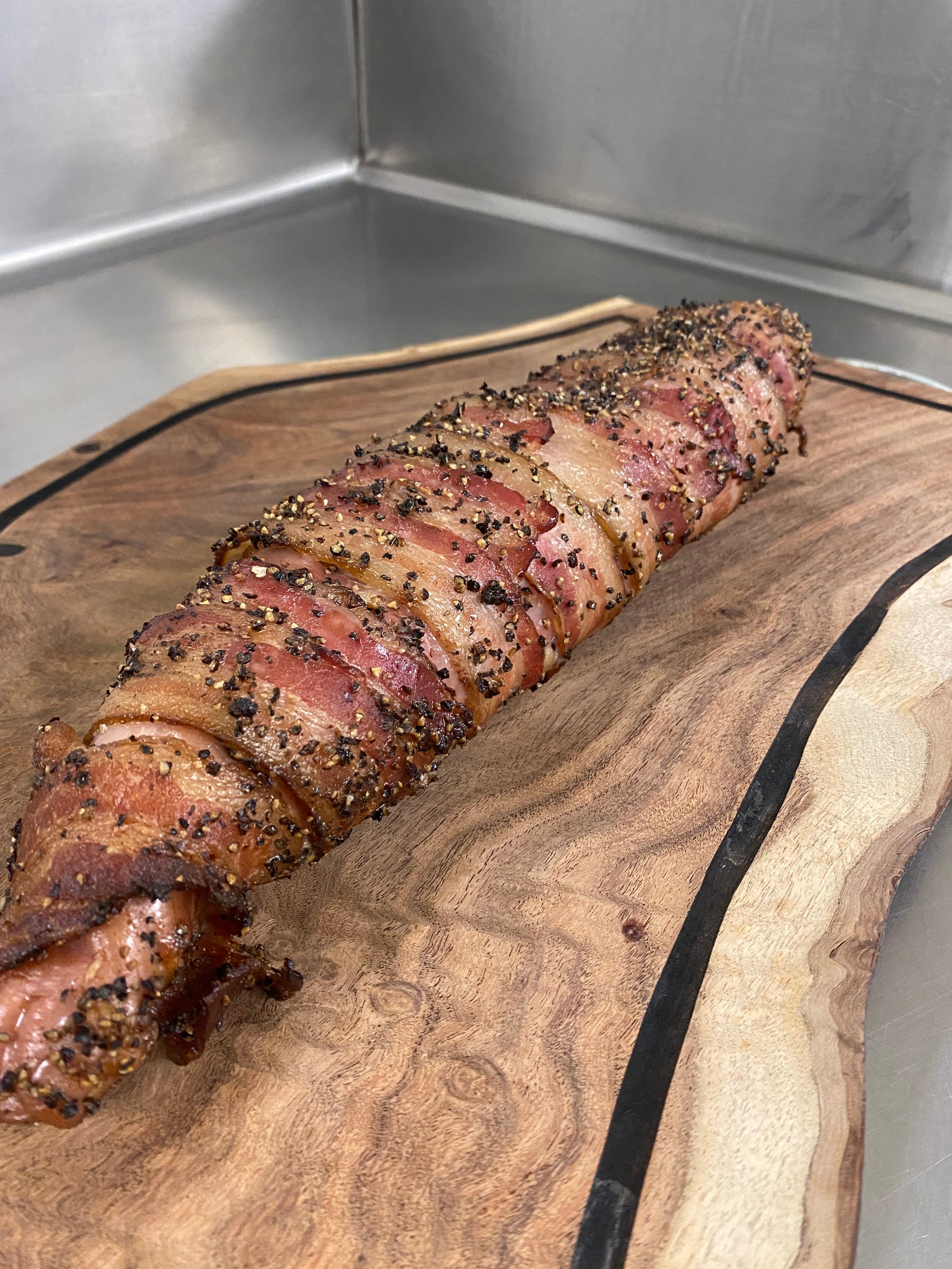 Bacon-Wrapped Pork Tenderloin