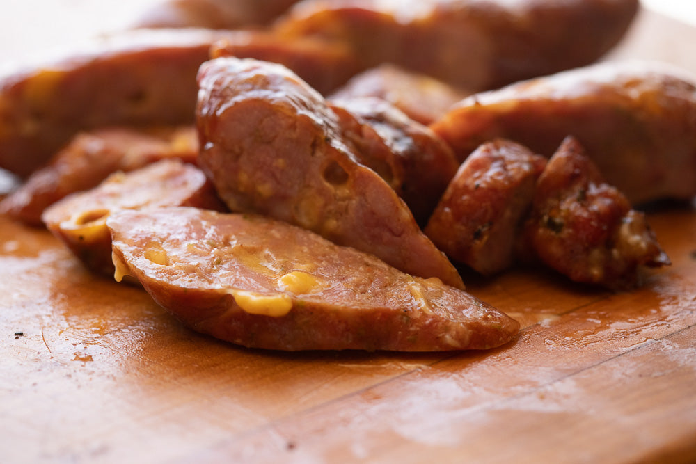 Jalapeno Cheddar Sausage - By Pound - Hot
