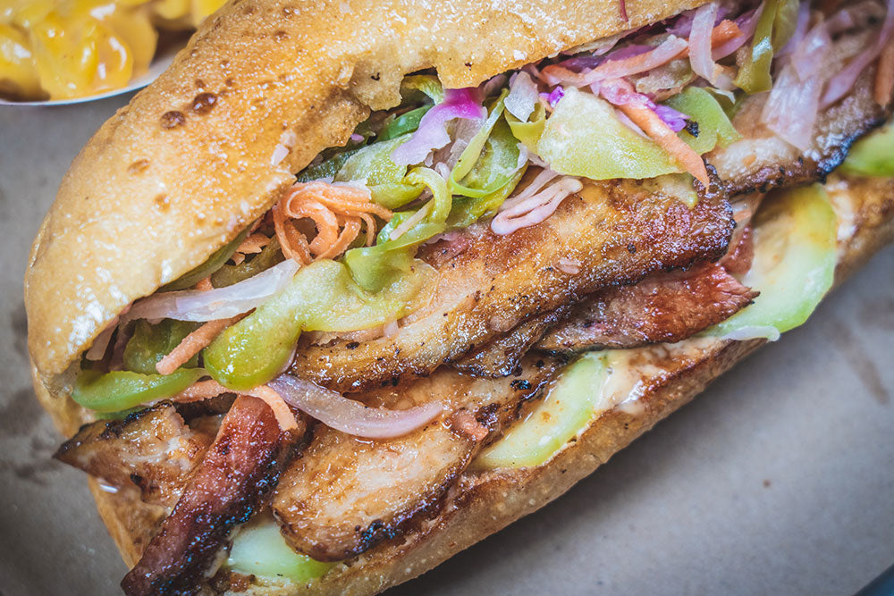 Smoked Pork Belly Sandwich